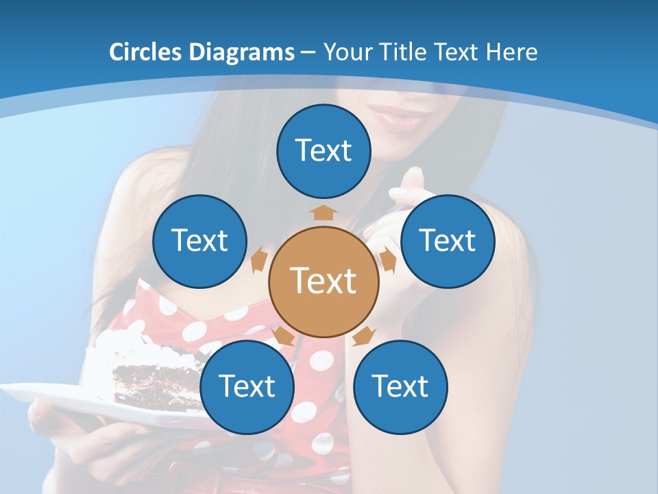 Red Down Attractive PowerPoint Template