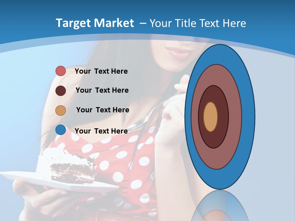 Red Down Attractive PowerPoint Template