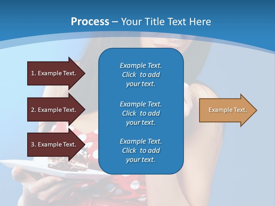 Red Down Attractive PowerPoint Template