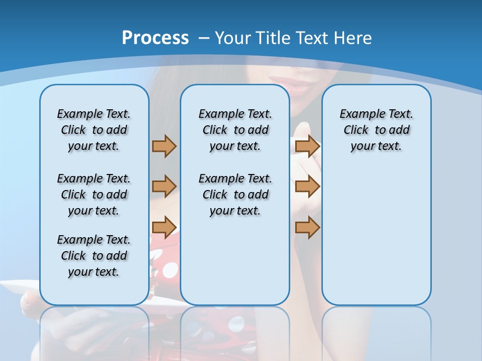 Red Down Attractive PowerPoint Template