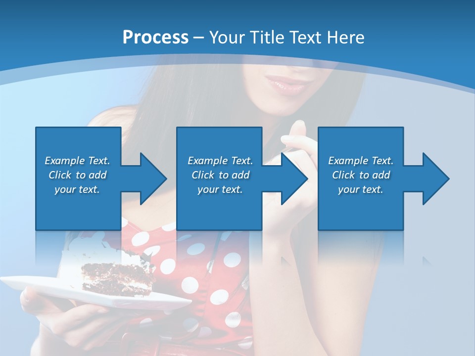 Red Down Attractive PowerPoint Template