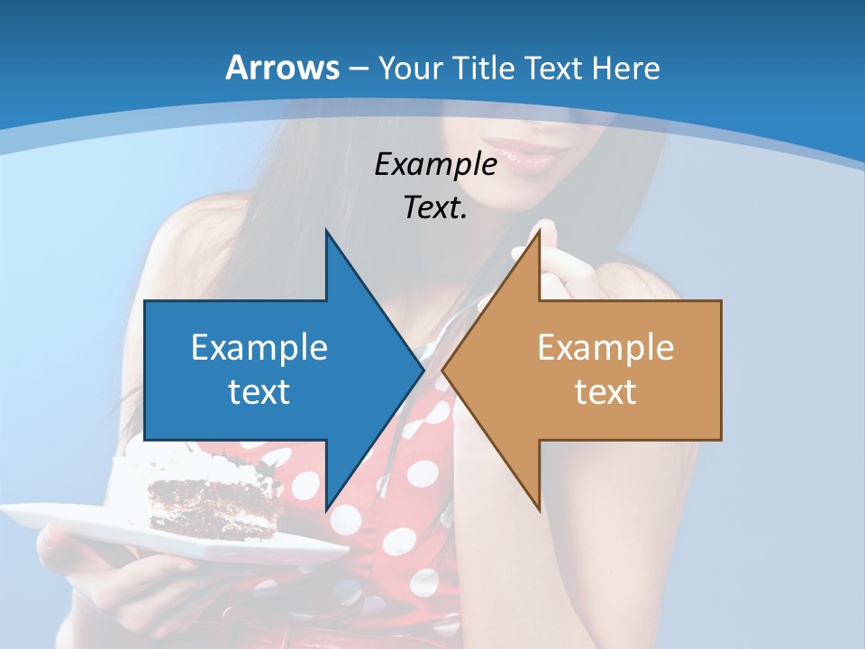 Red Down Attractive PowerPoint Template