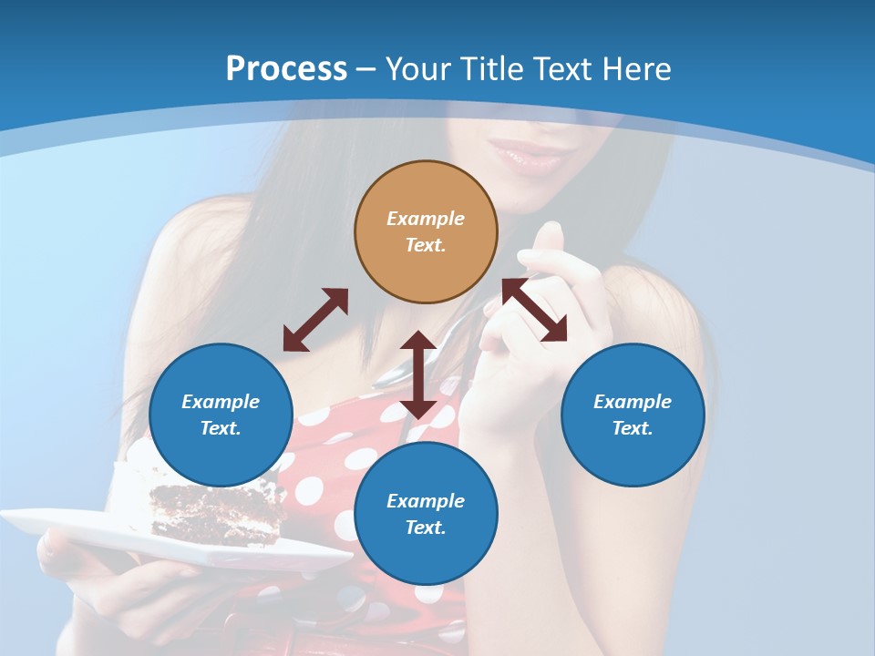 Red Down Attractive PowerPoint Template