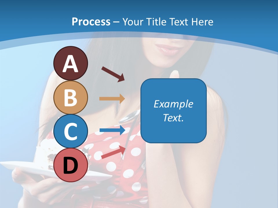 Red Down Attractive PowerPoint Template