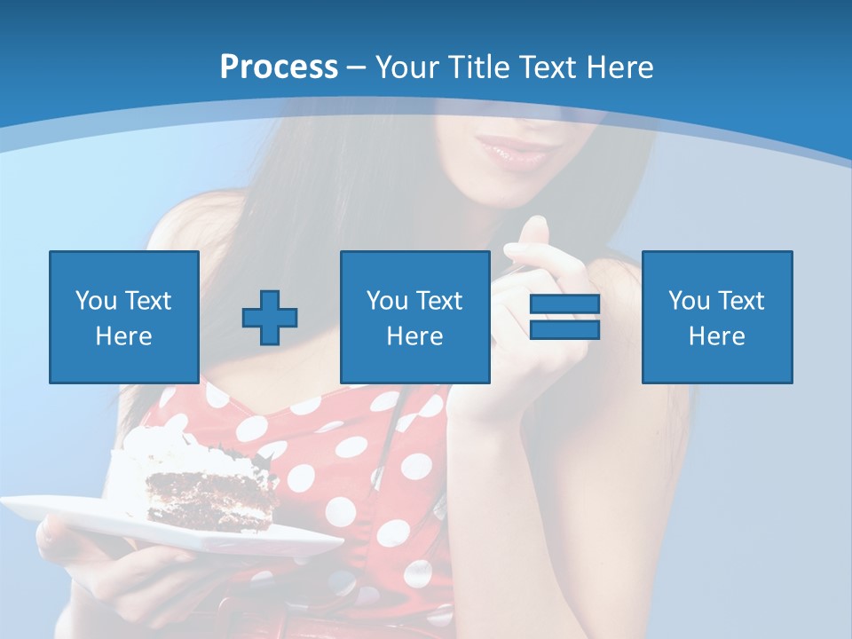 Red Down Attractive PowerPoint Template