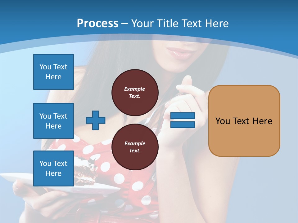 Red Down Attractive PowerPoint Template