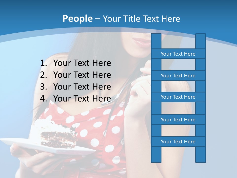 Red Down Attractive PowerPoint Template