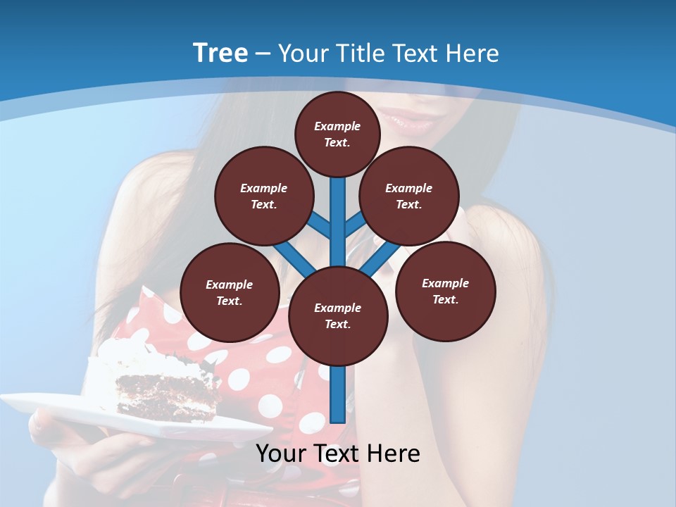 Red Down Attractive PowerPoint Template