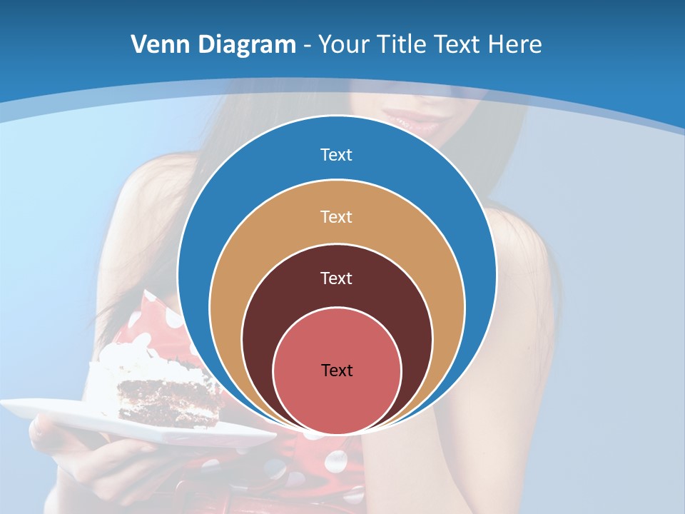 Red Down Attractive PowerPoint Template
