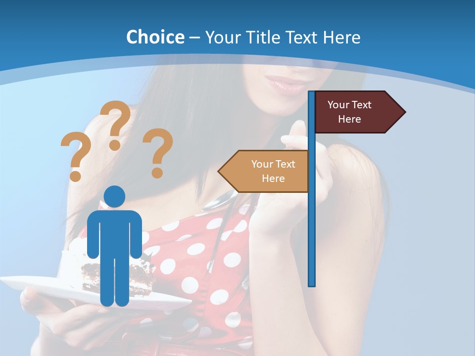 Red Down Attractive PowerPoint Template