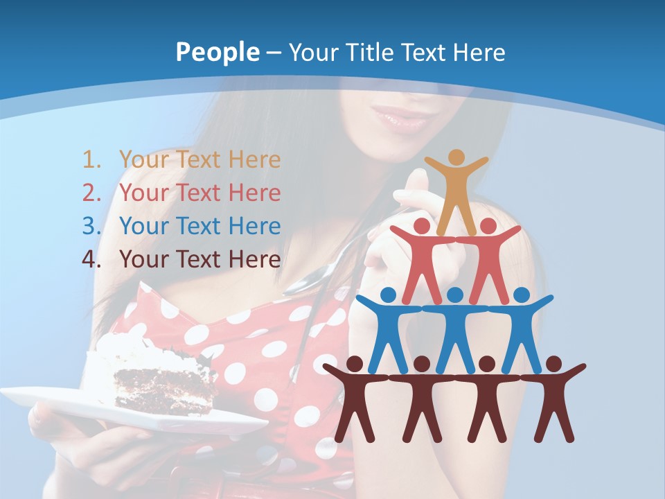 Red Down Attractive PowerPoint Template