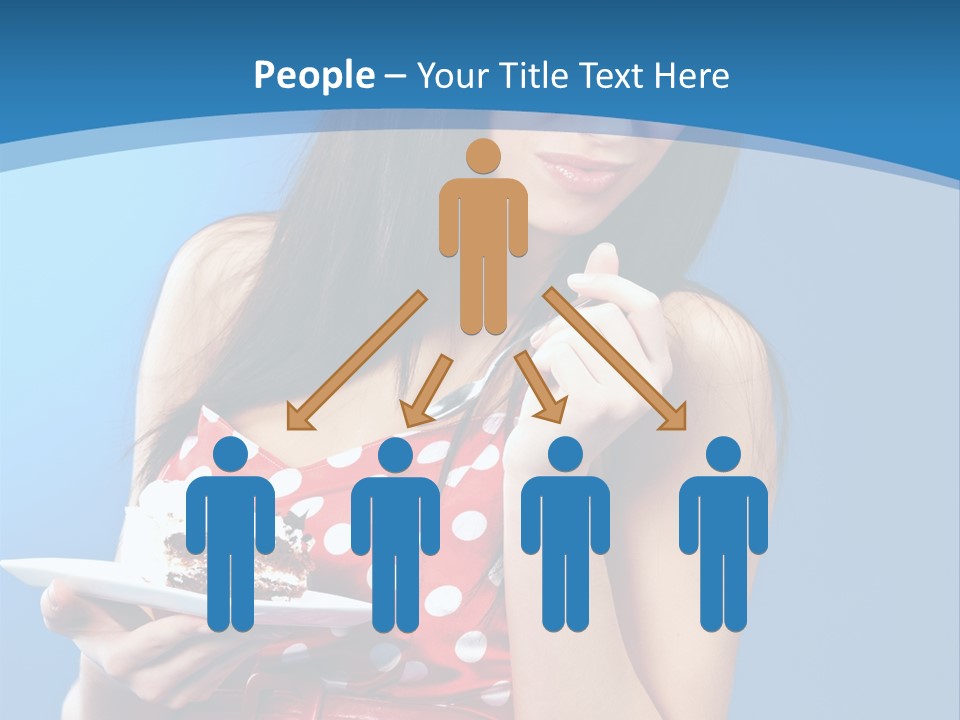 Red Down Attractive PowerPoint Template