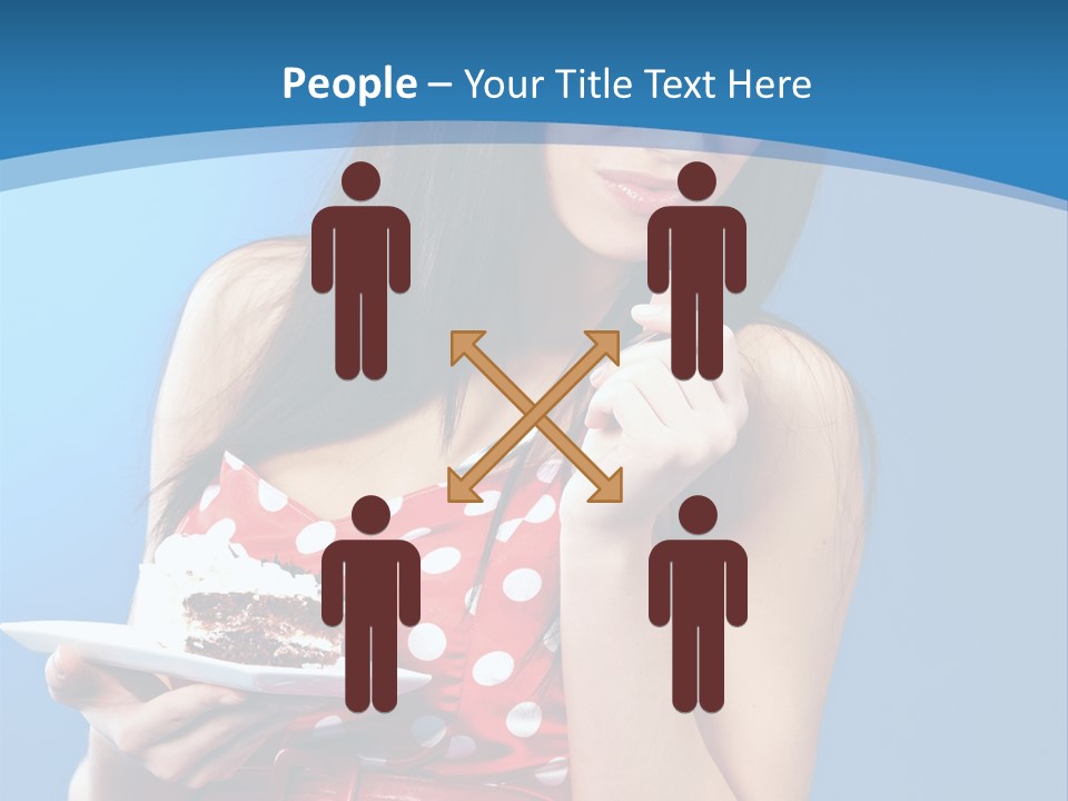 Red Down Attractive PowerPoint Template