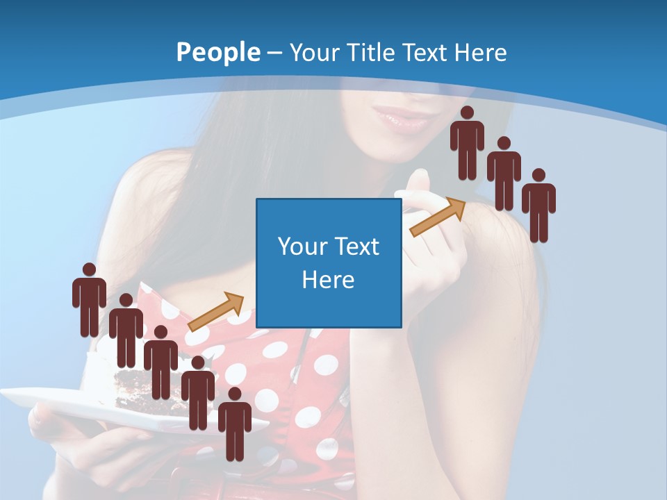 Red Down Attractive PowerPoint Template