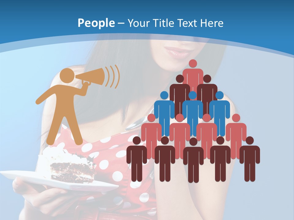 Red Down Attractive PowerPoint Template