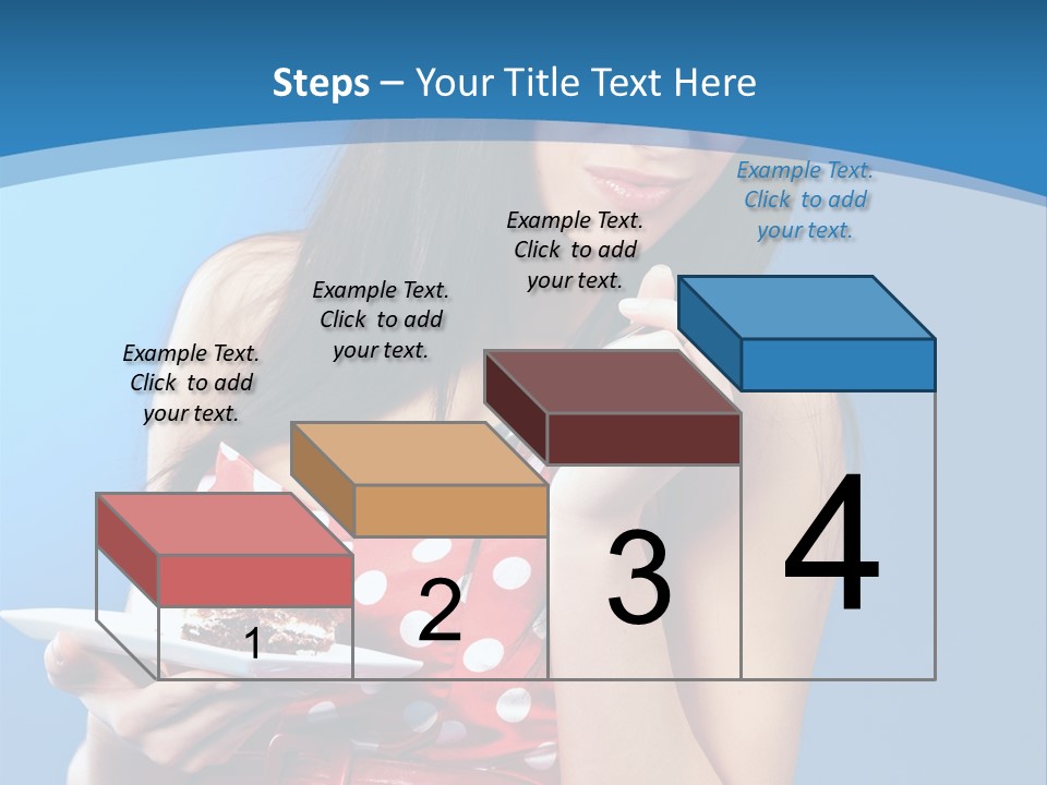 Red Down Attractive PowerPoint Template