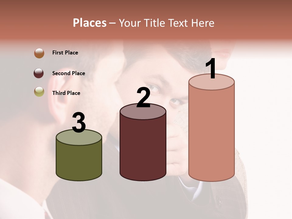 Europe Businesswoman Vogue PowerPoint Template