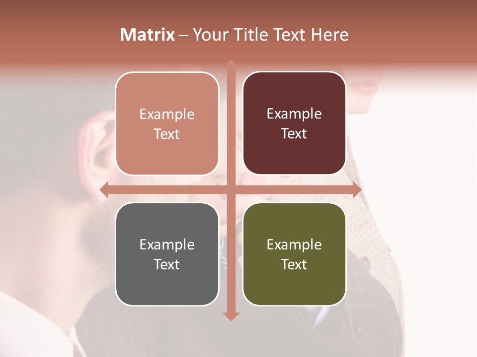 Europe Businesswoman Vogue PowerPoint Template