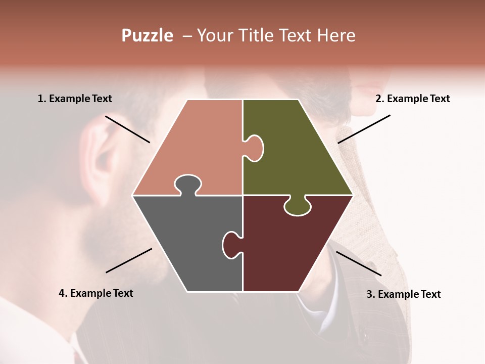 Europe Businesswoman Vogue PowerPoint Template