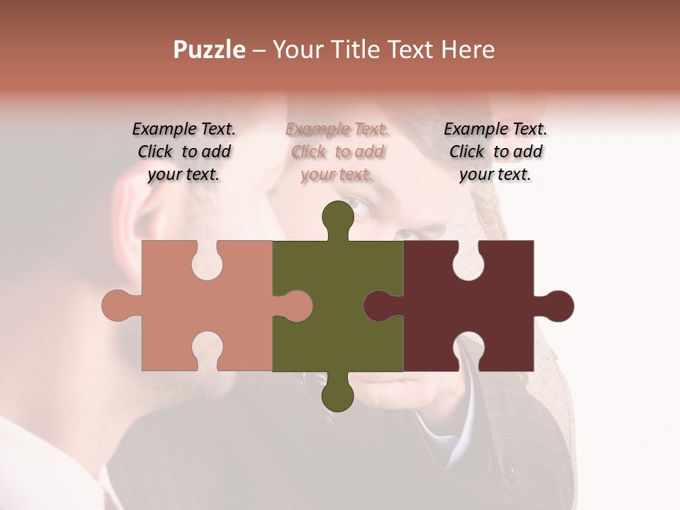 Europe Businesswoman Vogue PowerPoint Template