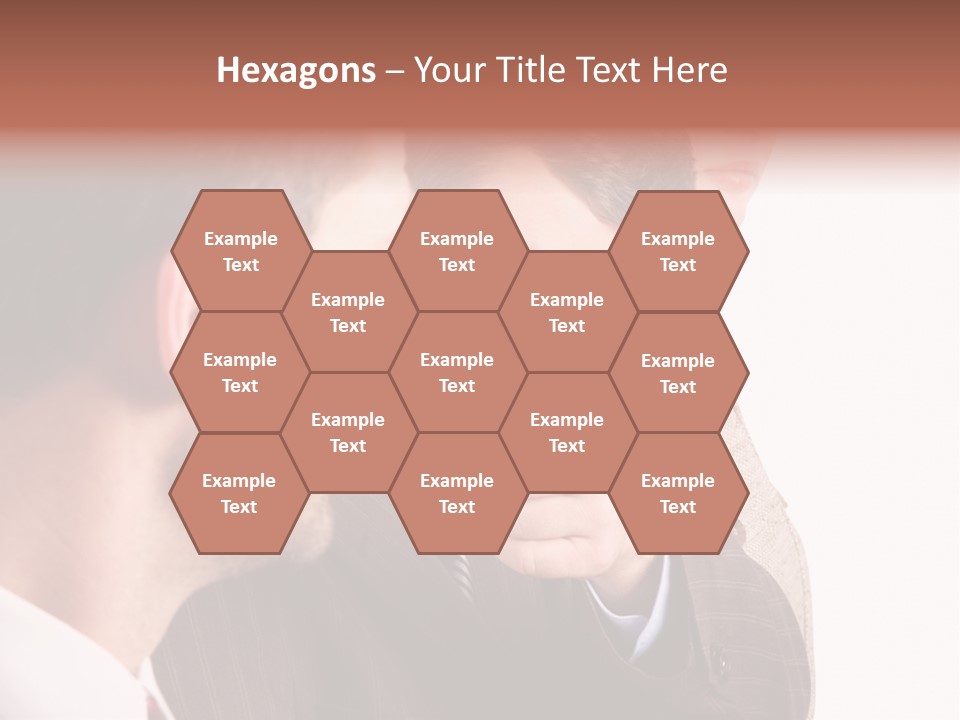 Europe Businesswoman Vogue PowerPoint Template