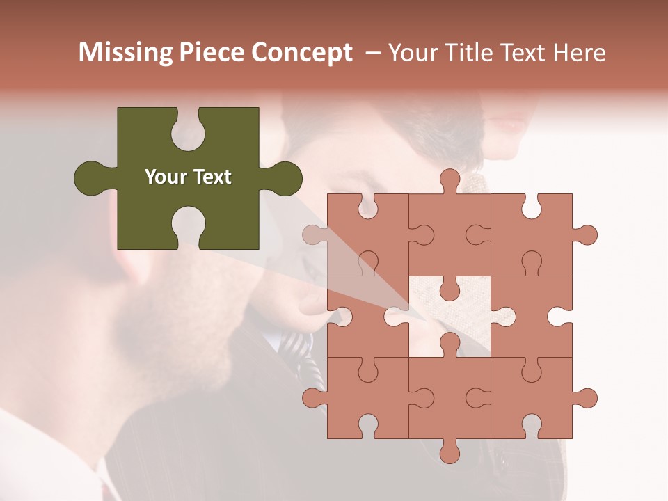 Europe Businesswoman Vogue PowerPoint Template