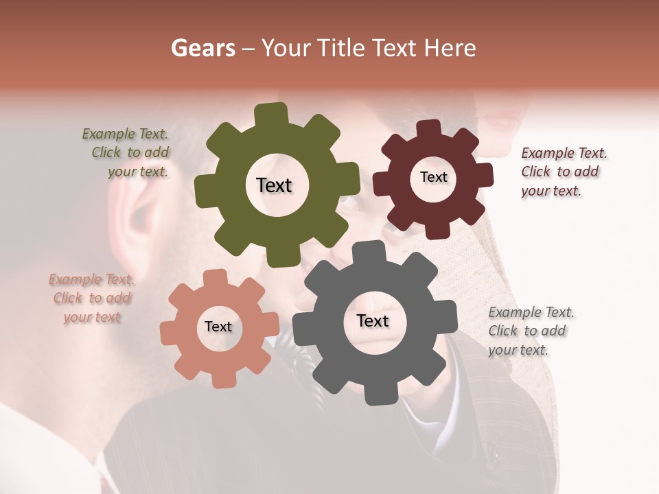 Europe Businesswoman Vogue PowerPoint Template