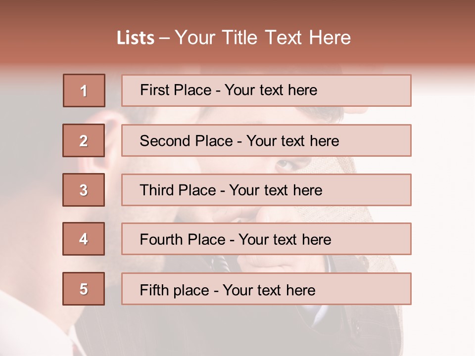 Europe Businesswoman Vogue PowerPoint Template