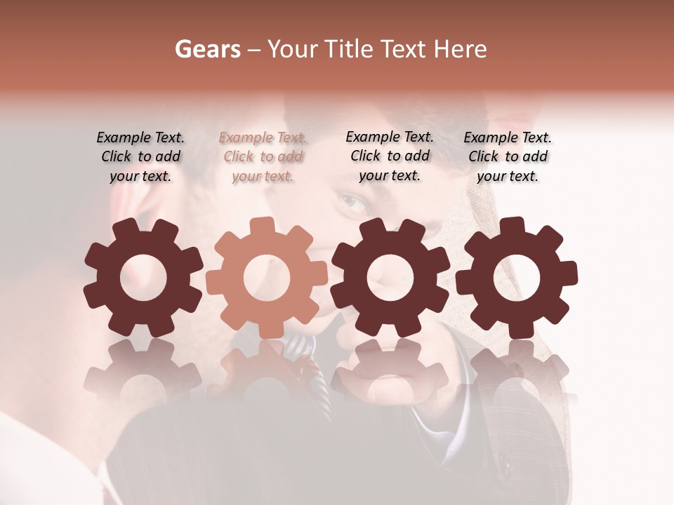 Europe Businesswoman Vogue PowerPoint Template