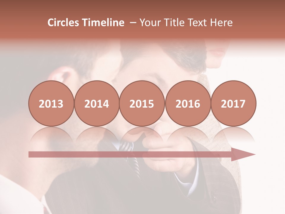 Europe Businesswoman Vogue PowerPoint Template