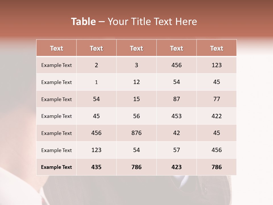 Europe Businesswoman Vogue PowerPoint Template