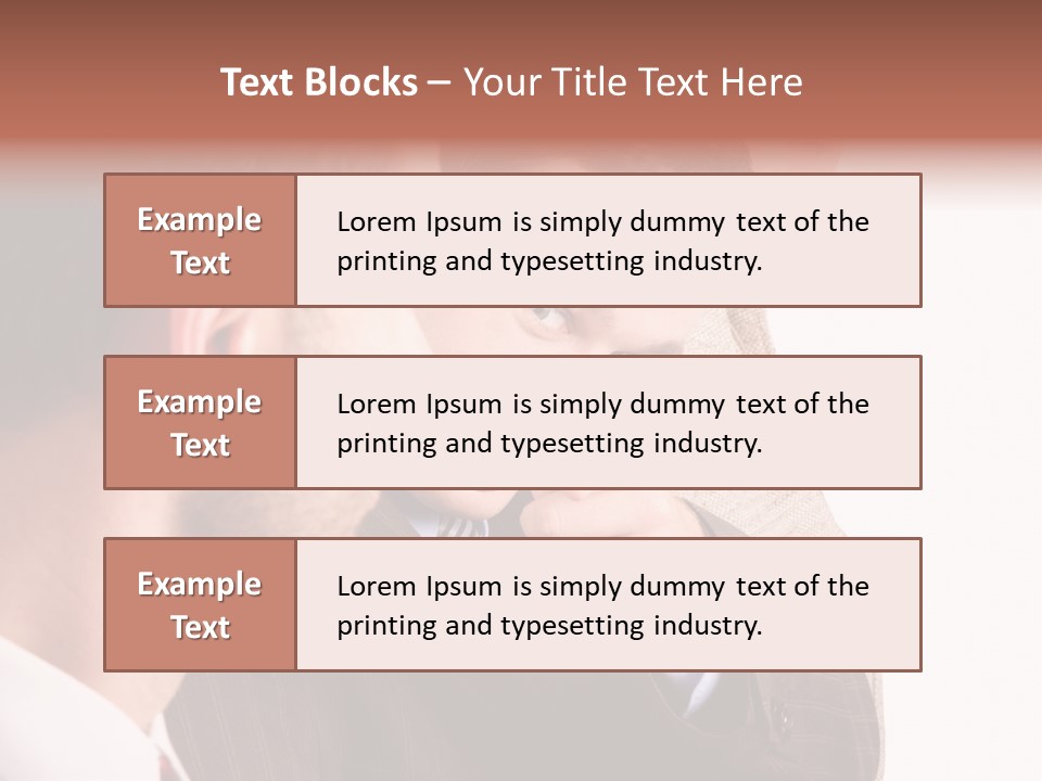 Europe Businesswoman Vogue PowerPoint Template