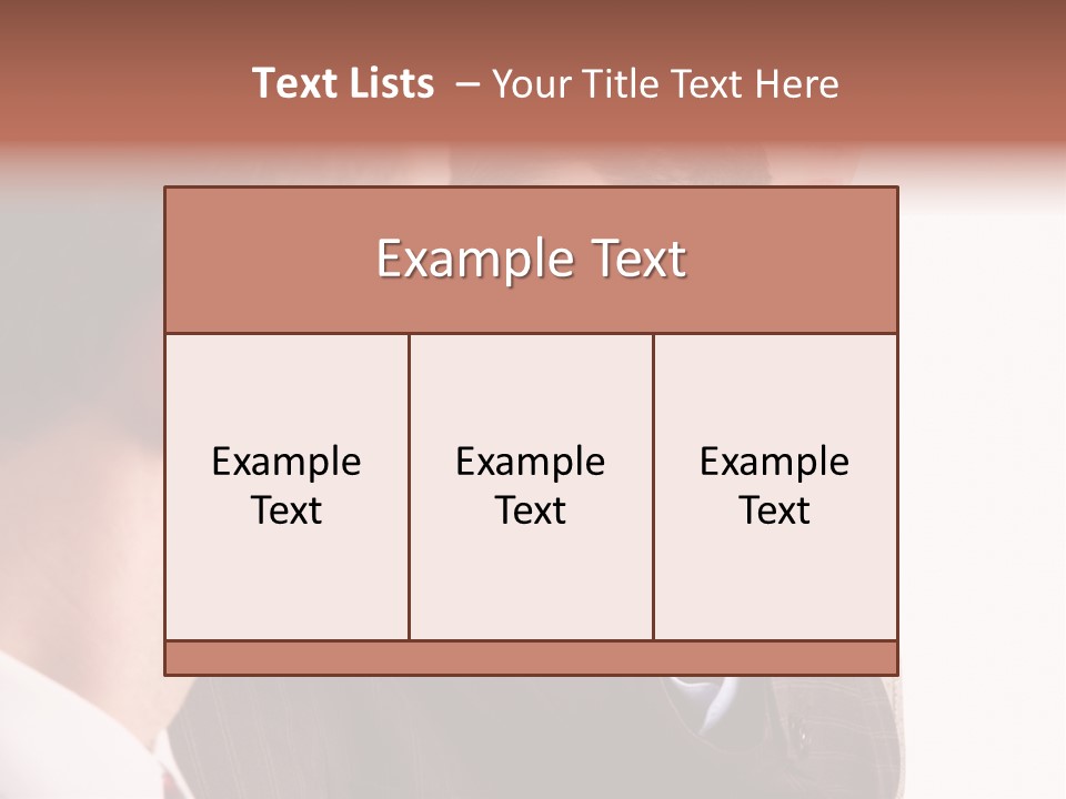 Europe Businesswoman Vogue PowerPoint Template