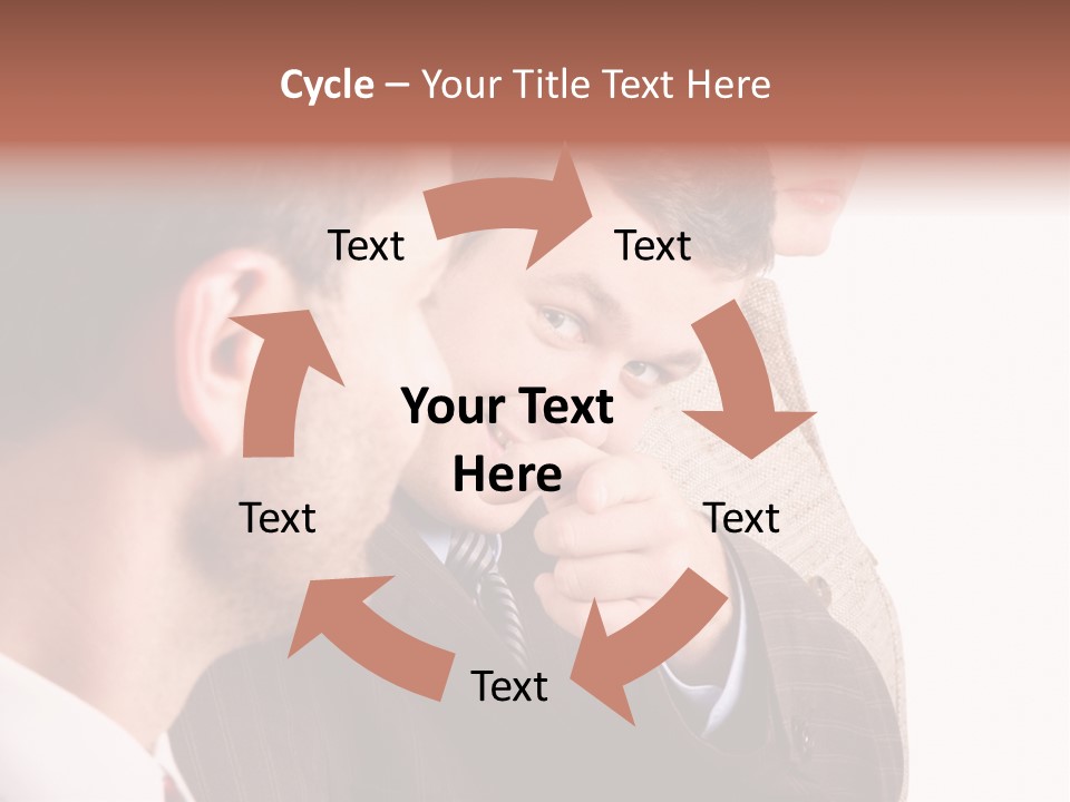 Europe Businesswoman Vogue PowerPoint Template