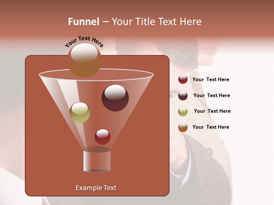 Europe Businesswoman Vogue PowerPoint Template