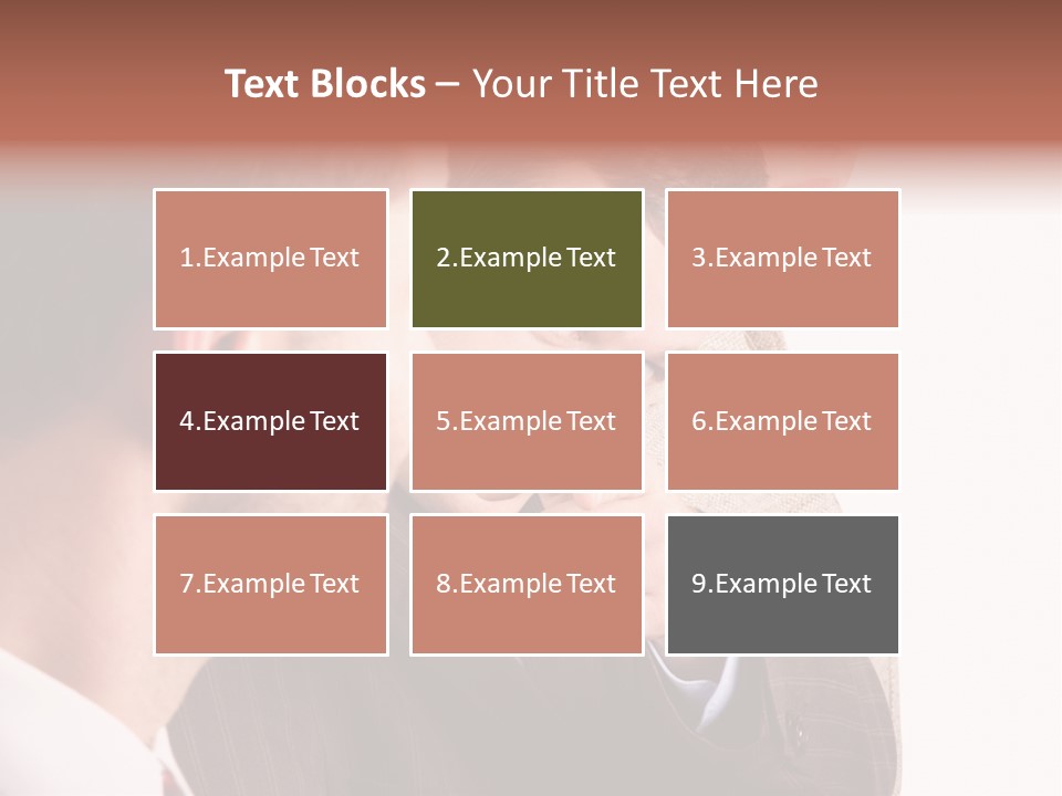 Europe Businesswoman Vogue PowerPoint Template