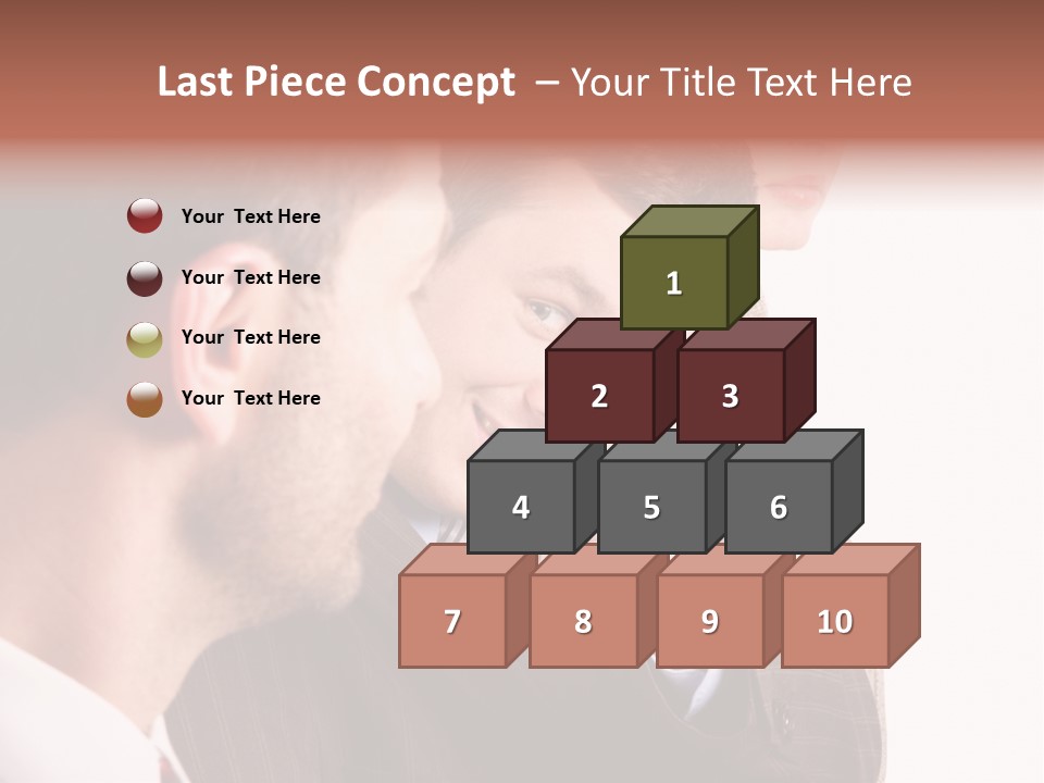 Europe Businesswoman Vogue PowerPoint Template