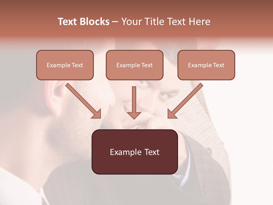 Europe Businesswoman Vogue PowerPoint Template