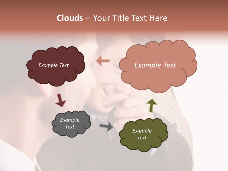 Europe Businesswoman Vogue PowerPoint Template