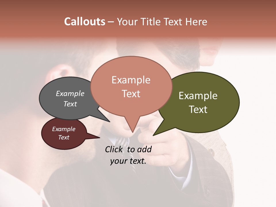 Europe Businesswoman Vogue PowerPoint Template