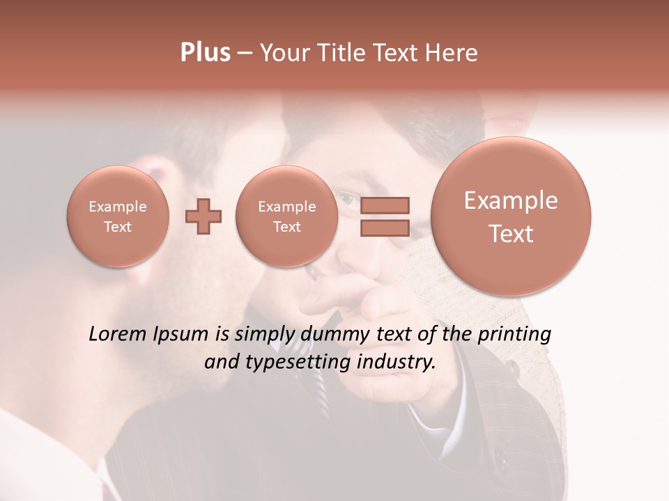 Europe Businesswoman Vogue PowerPoint Template