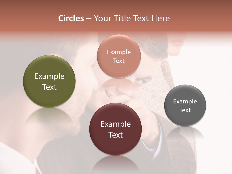 Europe Businesswoman Vogue PowerPoint Template