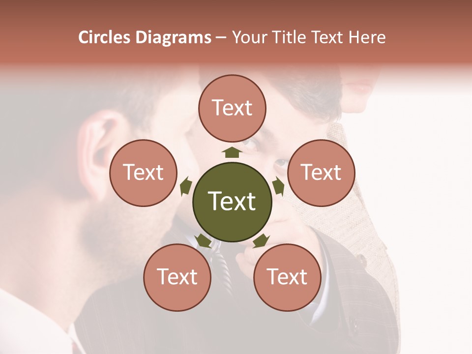 Europe Businesswoman Vogue PowerPoint Template