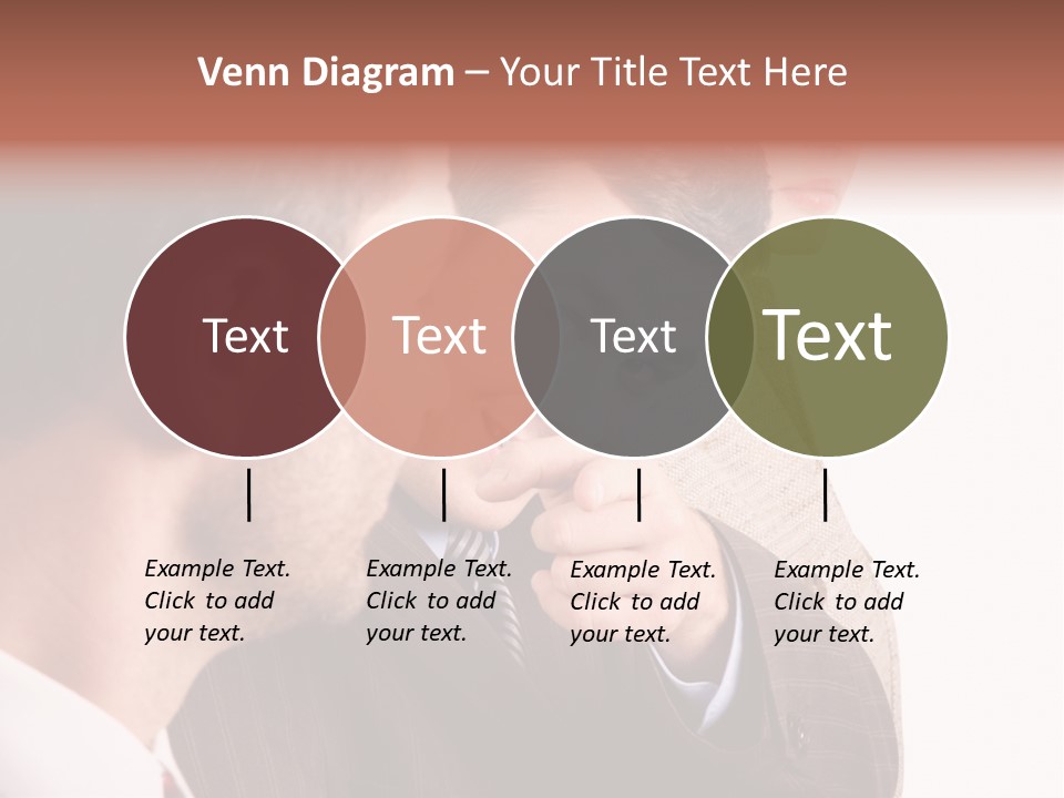 Europe Businesswoman Vogue PowerPoint Template