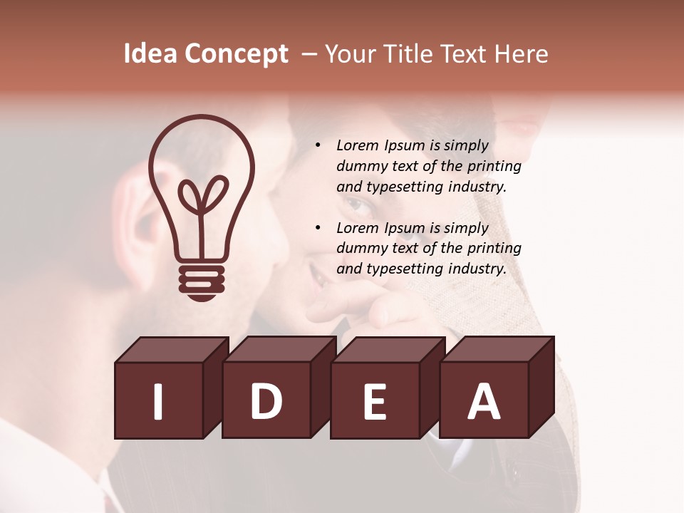 Europe Businesswoman Vogue PowerPoint Template