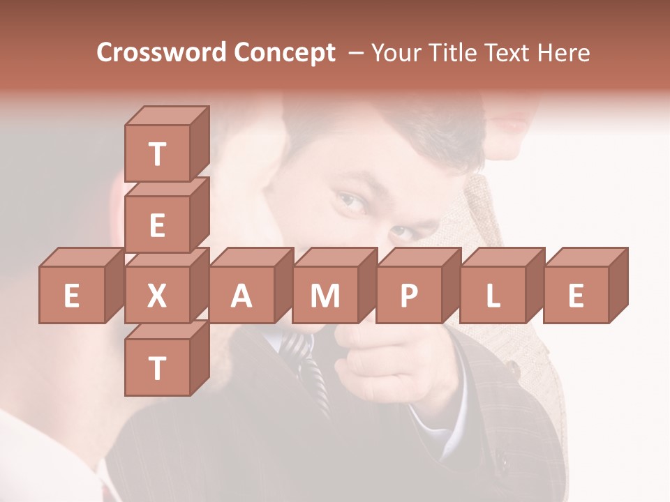 Europe Businesswoman Vogue PowerPoint Template