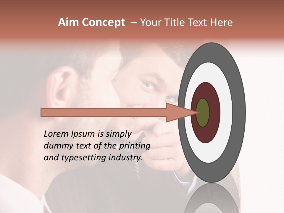 Europe Businesswoman Vogue PowerPoint Template