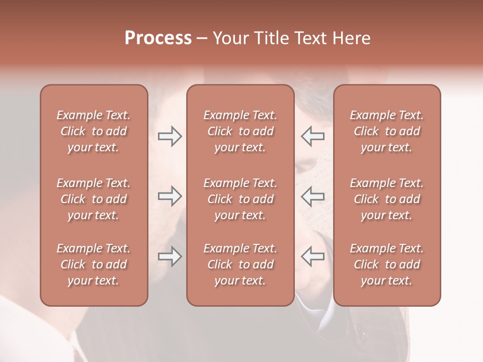 Europe Businesswoman Vogue PowerPoint Template