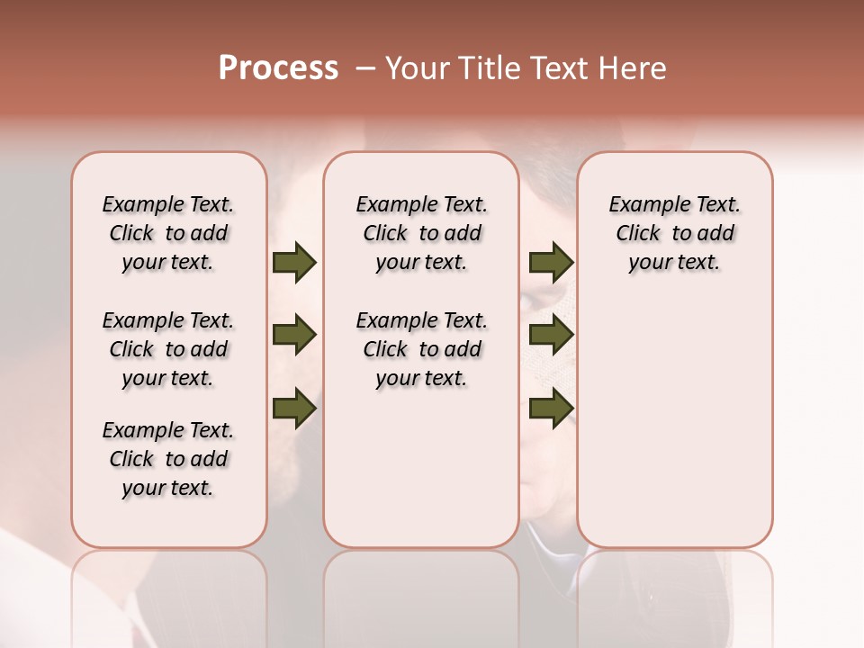 Europe Businesswoman Vogue PowerPoint Template