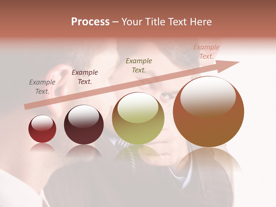 Europe Businesswoman Vogue PowerPoint Template